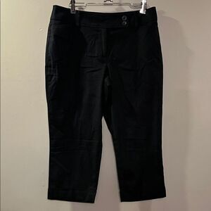 LOFT Black Cropped Pants